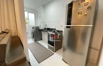 Apartamento com 2 dormitórios à venda, 44 m² por r$ 290.000,00 - água verde - blumenau/sc