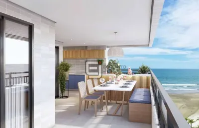 Apartamento com 3 dormitórios à venda, 136 m² por r$ 1.090.000 - balneário flórida - praia grande/sp