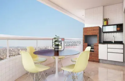 Apartamento com 1 dormitório à venda, 46 m² por r$ 465.600,00 - caiçara - praia grande/sp