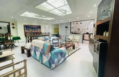 Casa com 3 dormitórios à venda, 210 m² por r$ 2.200.000,00 - canto do forte - praia grande/sp