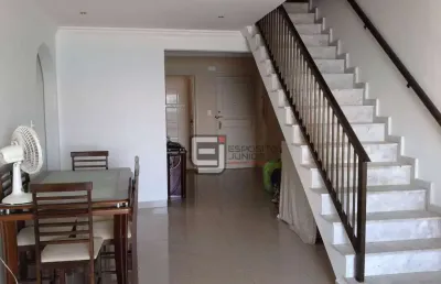 Apartamento duplex com 4 dormitórios à venda, 258 m² por r$ 1.750.000,00 - canto do forte - praia grande/sp