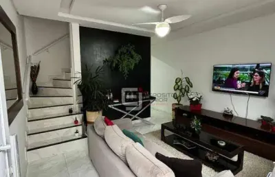 Sobrado com 2 dormitórios à venda por r$ 600.000,00 - canto do forte - praia grande/sp