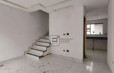 Sobrado com 2 dormitórios à venda por r$ 335.000,00 - tupi - praia grande/sp