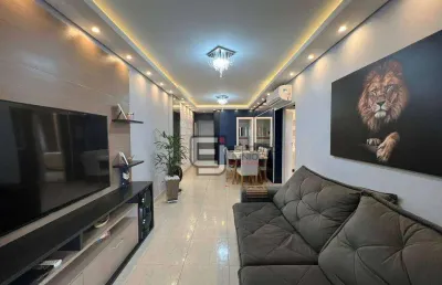 Apartamento com 2 dormitórios à venda, 97 m² por r$ 490.000,00 - ocian - praia grande/sp