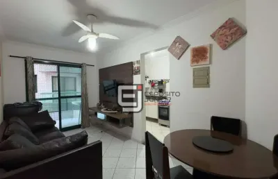 Apartamento com 1 dormitório à venda, 45 m² por r$ 300.000,00 - vila guilhermina - praia grande/sp