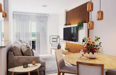 Apartamento com 2 dormitórios à venda, 76 m² por r$ 615.000,00 - caiçara - praia grande/sp