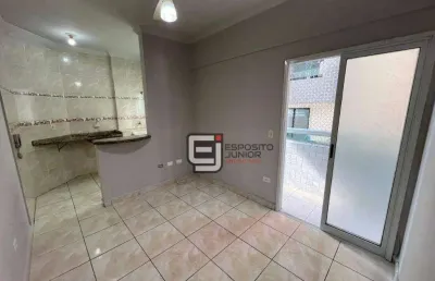 Apartamento com 1 dormitório à venda, 32 m² por r$ 285.000,00 - boqueirão - praia grande/sp