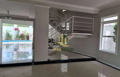 Sobrado com 4 dormitórios para alugar, 285 m² por r$ 14.959,00/mês - jardim aquarius - são josé dos campos/sp