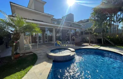 Sobrado à venda com 4 suítes, 420m² de área construída no residencial morada dos lagos na aldeia da serra!!