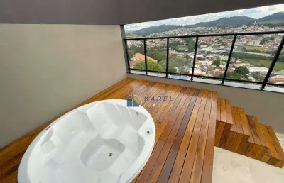 Cobertura duplex com 172m², 3 suítes, 3 vagas, 2 varandas à venda no ed. quartier exclusive residences no centro de bragança paulista!