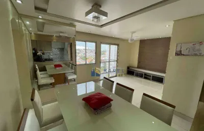 Apartamento à venda de 75m² com 3 dormitórios, sala com varanda e lazer completo na cidade ademar no ed. casa nobre