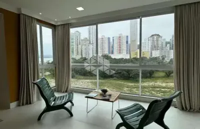 Apartamento vista mar  diferenciado mobiliado e decorado em itapema - sc