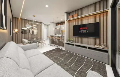 Iimperdível! apartamento com suíte e lazer a poucos metros da praia