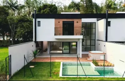 Sobrado com 4 dormitórios à venda, 341 m² - balneário palmira - ribeirão pires/sp