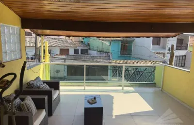Sobrado com 3 dormitórios à venda, 344 m² - parque são vicente - mauá/sp