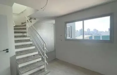 Cobertura com 2 dormitórios à venda, 83 m² por r$ 590.000,00 - jardim pedroso - mauá/sp