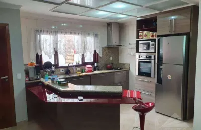 Sobrado com 3 dormitórios para alugar, 336 m² por r$ 6.800,00/mês - jardim guapituba - mauá/sp