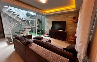 Sobrado com 3 dormitórios à venda, 163 m² por r$ 720.000,00 - vila nossa senhora das vitórias - mauá/sp