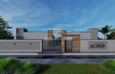 Residencial alpha - casas com 58m² à venda - balneário jardim da barra