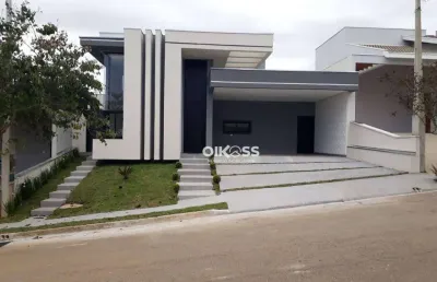 Casa com 3 dormitórios à venda, 161 m² por r$ 1.100.000,00 - condomínio terras do vale - caçapava/sp