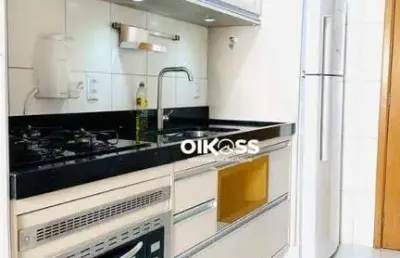 Apartamento com 2 dormitórios para alugar, 77 m² por r$ 6.010,00/mês - jardim aquarius - são josé dos campos/sp