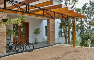 Apartamento com varanda e linda vista para campos do jordão