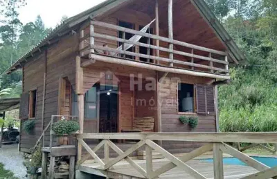 Chalé para locação no bairro lageado alto em guabiruba/sc