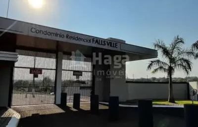 Terreno plano à venda em condomínio fechado no jardim claudia em foz de iguaçu/pr