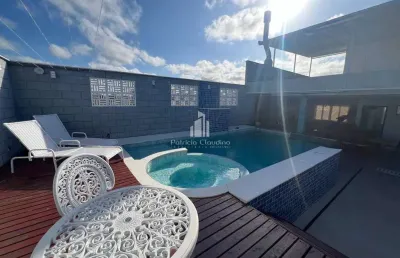 Predio com apto + sala comercial - total de 594m², em itapema do norte