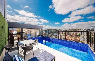Studio com 1quarto à venda, 34 m² por r$ 299.000 - são mateus - juiz de fora/mg