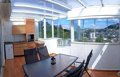 Excelente cobertura 03 quartos com ar condicionado à venda em condomínio com área de lazer completa no são pedro