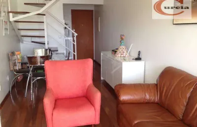 Cobertura com 2 dormitórios à venda, 126 m² por r$ 950.000 - chácara inglesa - são paulo/sp