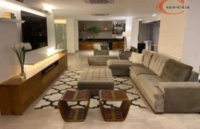 Cobertura com 4 dormitórios à venda, 375 m² por r$ 5.900.000,00 - campo belo - são paulo/sp