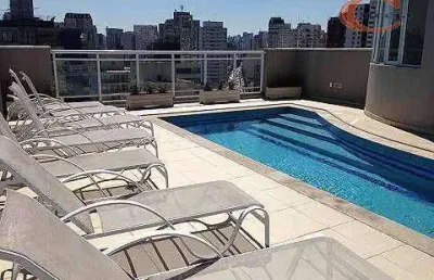 Apartamento com 1 dormitório à venda, 50 m² por r$ 750.000,00 - vila olímpia - são paulo/sp