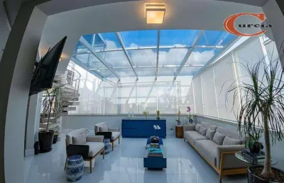 Cobertura com 4 dormitórios à venda, 370 m² por r$ 4.865.000,00 - moema - são paulo/sp