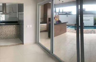 Sobrado em condomínio fechado com 4 dormitórios à venda, 328 m² por r$ 2.100.000 - jardim reserva bom vive - indaiatuba/sp