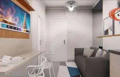 Apartamento com 2 dormitórios à venda, 35 m² por r$ 319.000,00 - vila monumento - são paulo/sp
