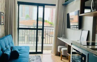 Apartamento com 1 dormitório para alugar, 33 m² por r$ 3.950/mês - ipiranga - são paulo/sp