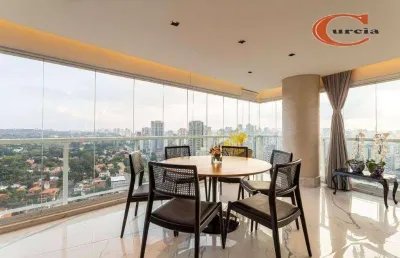 Apartamento com 4 dormitórios à venda, 220 m² por r$ 3.980.000 - campo belo - são paulo/sp