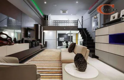 Loft porteira fechada com 2 dormitórios à venda, 215 m² por r$ 1.800.000 - moema - são paulo/sp