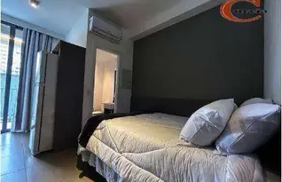 Apartamento com 1 dormitório para alugar, 22 m² por r$ 3.840,00/mês - moema - são paulo/sp