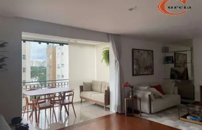 Apartamento com 4 dormitórios à venda, 200 m² por r$ 2.200.000,00 - brooklin - são paulo/sp