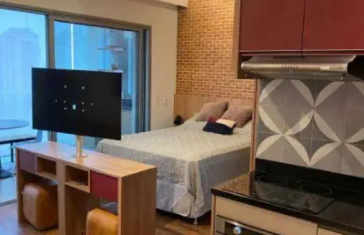Studio com 1 dormitório à venda, 44 m² por r$ 1.000.000 - moema - são paulo/sp