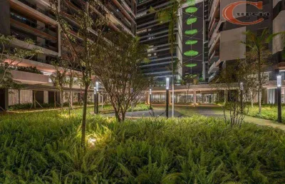 Apartamento com 1 dormitório para alugar, 45 m² por r$ 5.300/mês - brooklin paulista - são paulo/sp