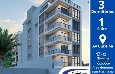 Apartamento com 3 quartos à venda na avenida curitiba, 9011, centro, guaratuba, 154 m2 por r$ 768.060