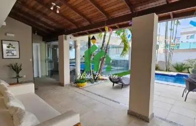 Casa em condomínio fechado com 4 quartos à venda na alphaville litoral norte 1, alphaville (abrantes), camaçari, 349 m2 por r$ 2.300.000