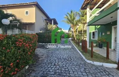 Casa em condomínio fechado com 3 quartos à venda na rua ministro antônio carlos magalhães, 333, buraquinho, lauro de freitas por r$ 760.000