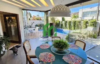 Casa em condomínio fechado com 4 quartos à venda na rua pataro machado, parque jockey clube, lauro de freitas, 292 m2 por r$ 1.800.000