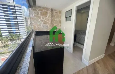 Apartamento de 2 quartos em alphaville i, salvador-ba: 2 suítes, sala ampla, 2 banheiros, vaga de garagem e 68m² de área.