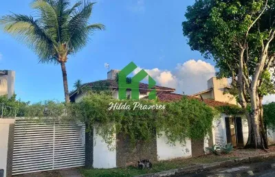 Casa em condomínio fechado com 3 quartos para alugar na rua praia de caraguatuba, 08, vilas do atlantico, lauro de freitas, 330 m2 por r$ 7.500